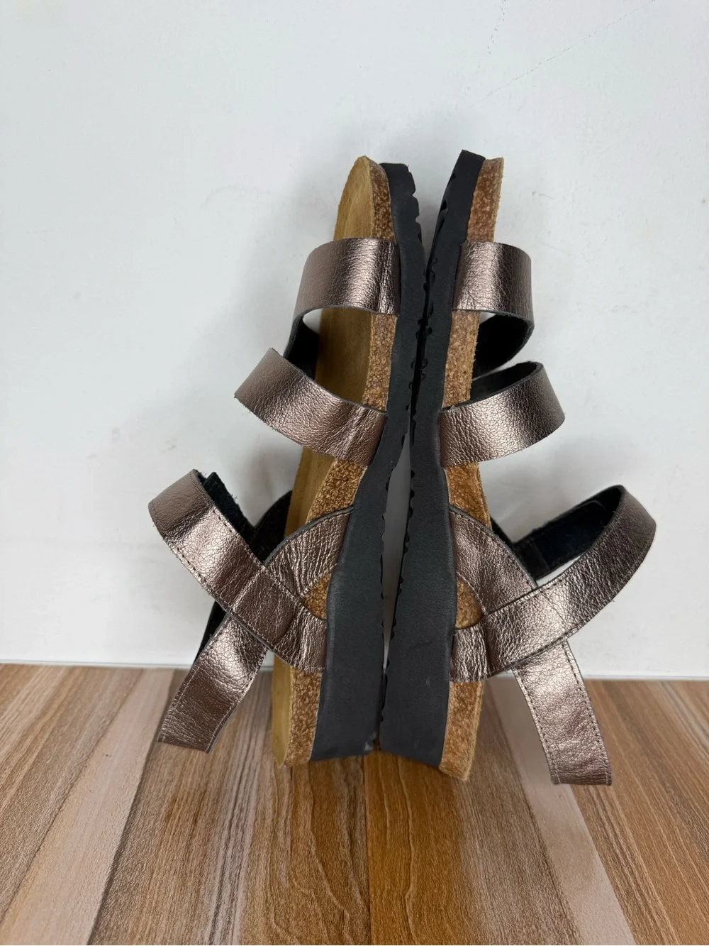 Naot Kayla Sandals Womens Size 40 US 9 Radiant Copper Leather Adjustable Strap